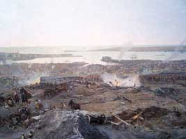 Фрагмент панорамы Оборона Севастополя.   Увеличить...(фото 2006г.)